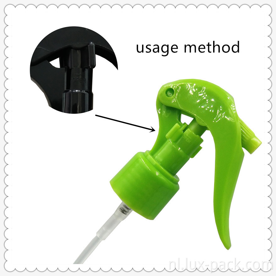 PP Materiaal Sprayer Pump 24 410 28 410 Water Mist Sprayer voor fles Mini Trigger Sprayer5 Pp Material Sprayer Pump 24 410 28 410 Water Mist Sprayer For Bottle Mini Trigger Sprayer5